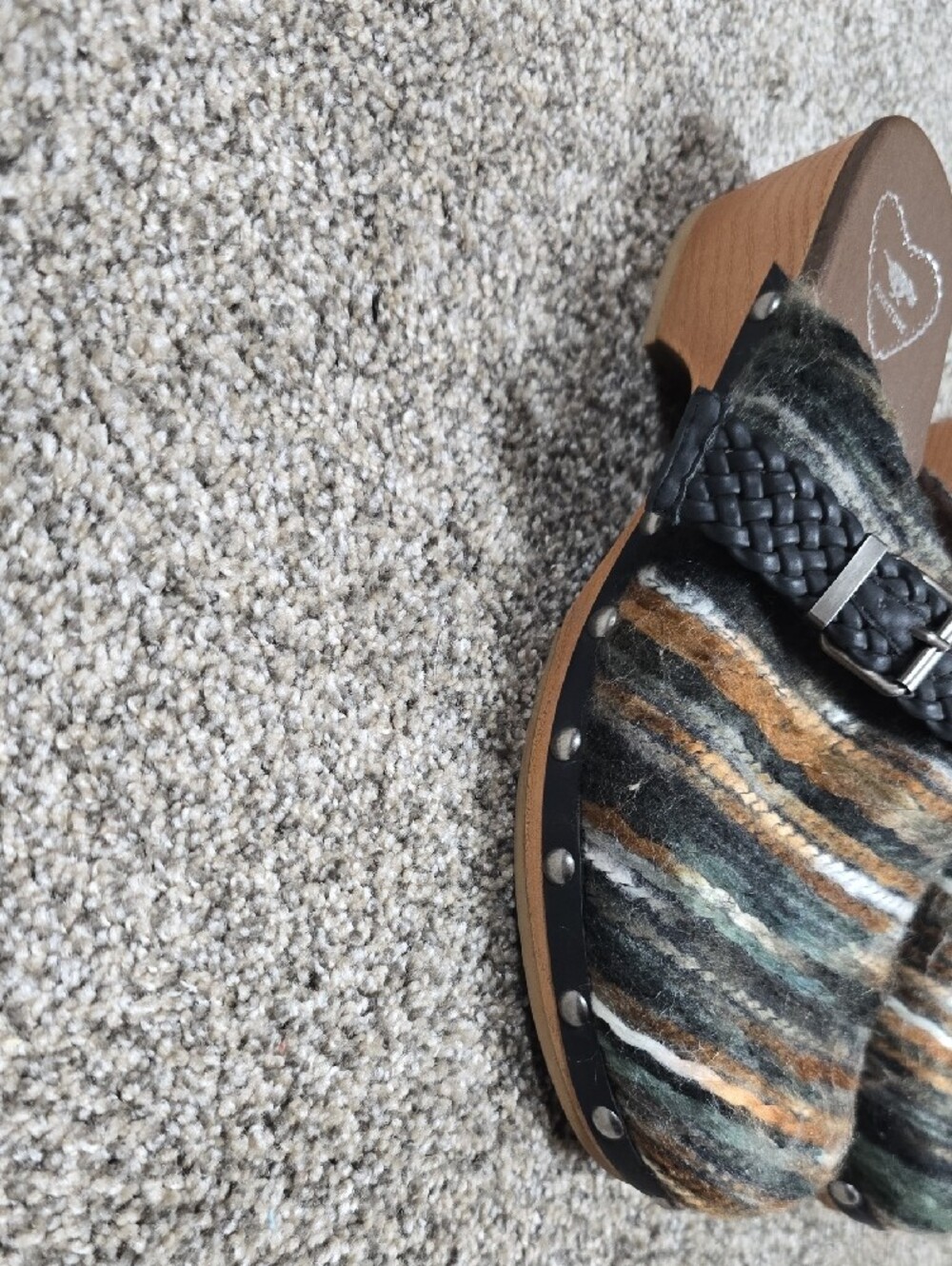 Rocketdog Click Multicolor Striped Wool Clogs View 3